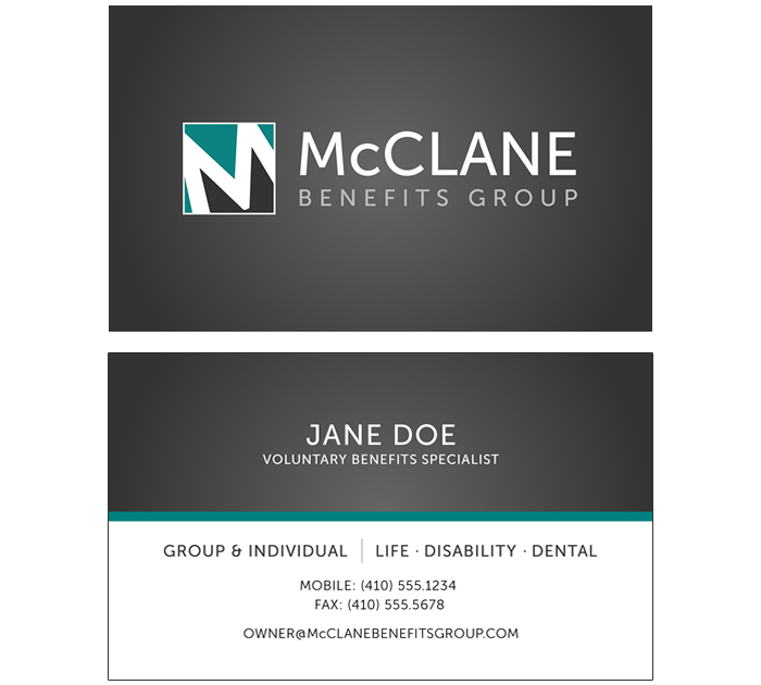 McClane Benefits Group = Business Card